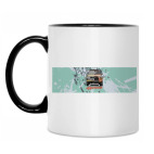 Кружка двухцветная