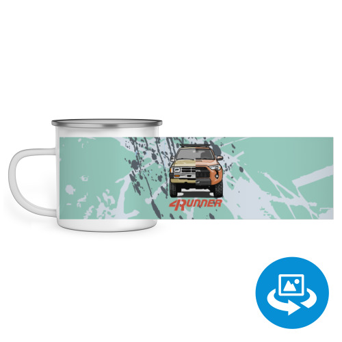 Эмалированная кружка (круговая запечатка) 4runner