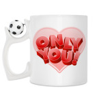 Кружка с футбольным мячиком