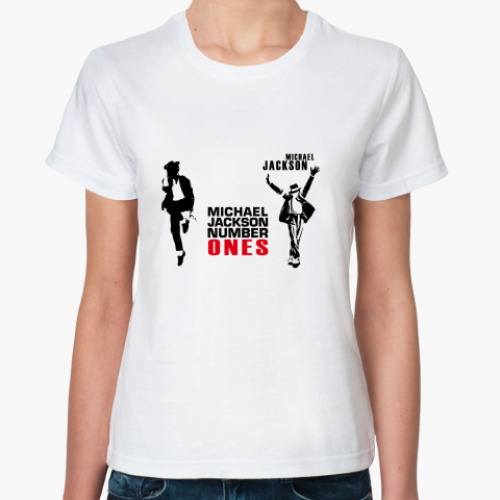 Классическая футболка с принтом майкл джексон, michael jackson