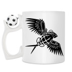 Кружка с футбольным мячиком