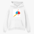 Толстовка худи оверсайз