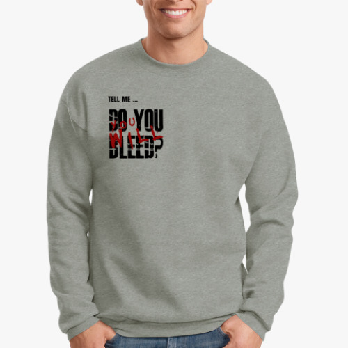 Свитшот с принтом Бэтмен против Супермена