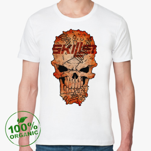 Футболка из органик-хлопка Skillet Skull