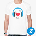 Мужская спортивная футболка