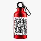 Металлическая бутылка 400 мл UV-DTF