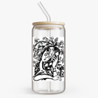 Банка с бамбуковой крышкой