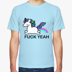 Классическая футболка Радужный единорог