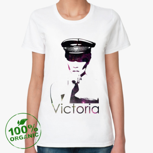 Женская футболка из органик-хлопка Виктория Бэкхем