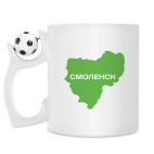 Кружка с футбольным мячиком