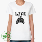 Женская футболка органик