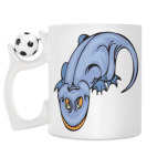 Кружка с футбольным мячиком