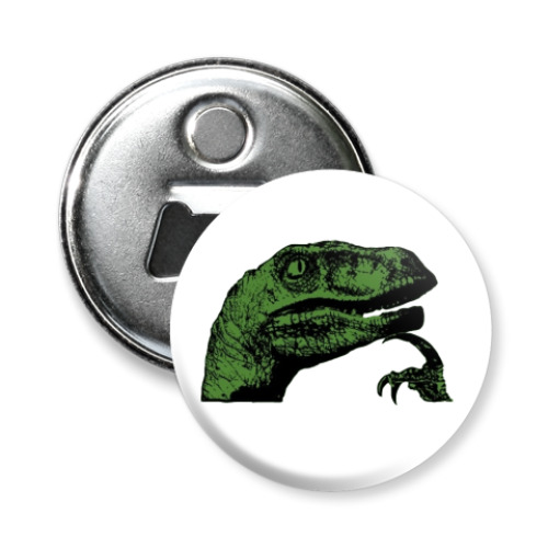 Магнит-открывашка с принтом Филосораптор