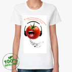 Женская футболка органик