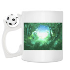 Кружка с футбольным мячиком