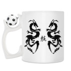 Кружка с футбольным мячиком