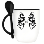 Кружка с ложкой