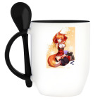 Кружка с ложкой