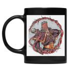 Кружка цветная UV-DTF