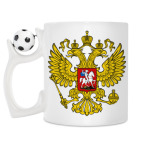 Кружка с футбольным мячиком