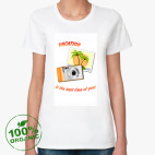 Женская футболка органик