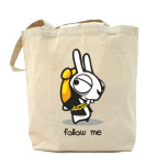 Холщовая сумка шоппер Белый Кролик