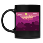 Кружка цветная UV-DTF