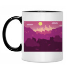 Кружка двухцветная