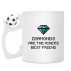 Кружка с футбольным мячиком