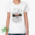 Женская футболка органик