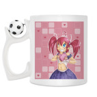 Кружка с футбольным мячиком