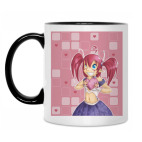 Кружка двухцветная