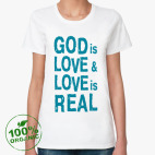 Женская футболка органик