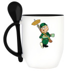 Кружка с ложкой