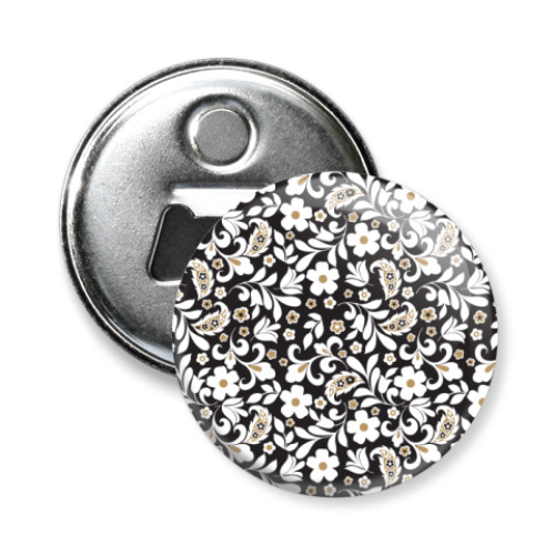 Магнит-открывашка с принтом  УЗОР