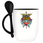 Кружка с ложкой