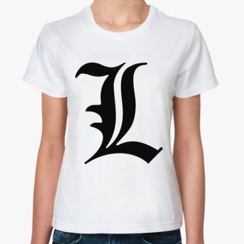 Классическая футболка с принтом L