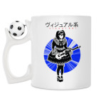 Кружка с футбольным мячиком