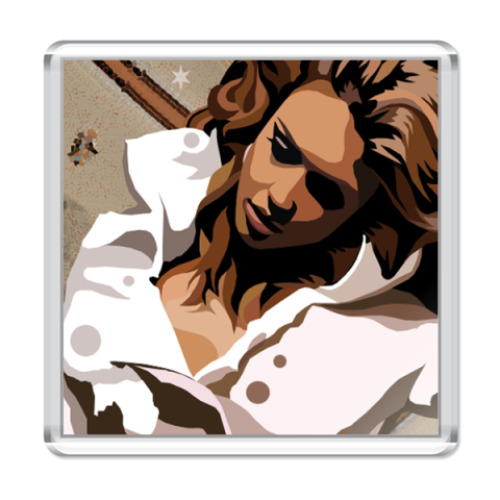 Магнит с принтом October