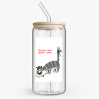 Банка с бамбуковой крышкой