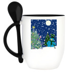 Кружка с ложкой