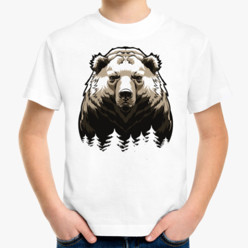 Детская футболка Суровый Медведь