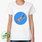 Женская футболка органик