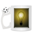 Кружка с футбольным мячиком
