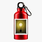 Металлическая бутылка 400 мл UV-DTF