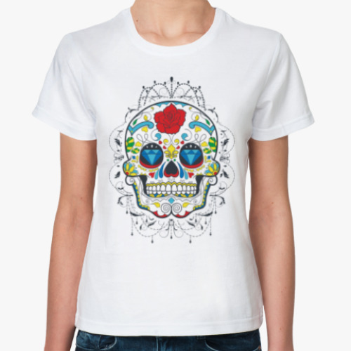 Классическая футболка Sugar Skull