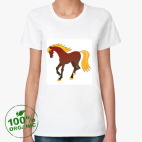 Женская футболка органик