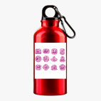 Металлическая бутылка 400 мл UV-DTF