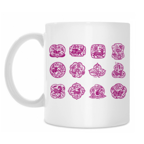 Кружка с принтом Восточный гороскоп