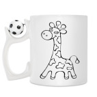 Кружка с футбольным мячиком